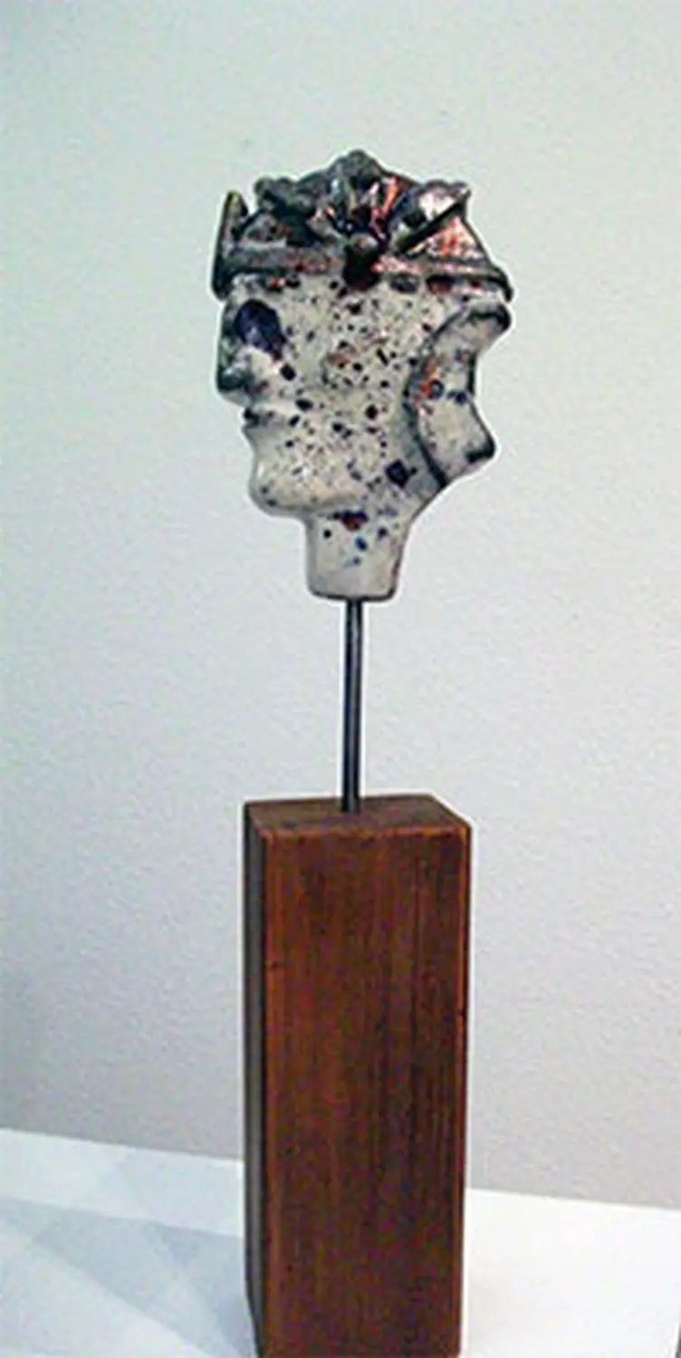 DUENDE - Skulpturen/Keramik, Skulptur-Kopf-Keramik