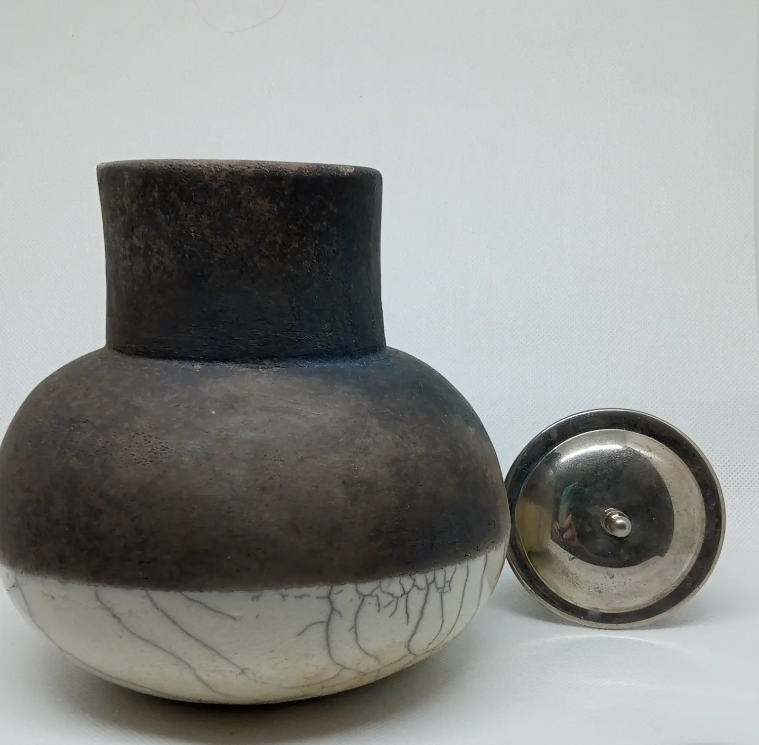 DUENDE - Skulpturen/Keramik, Keramik Vase und Deckel