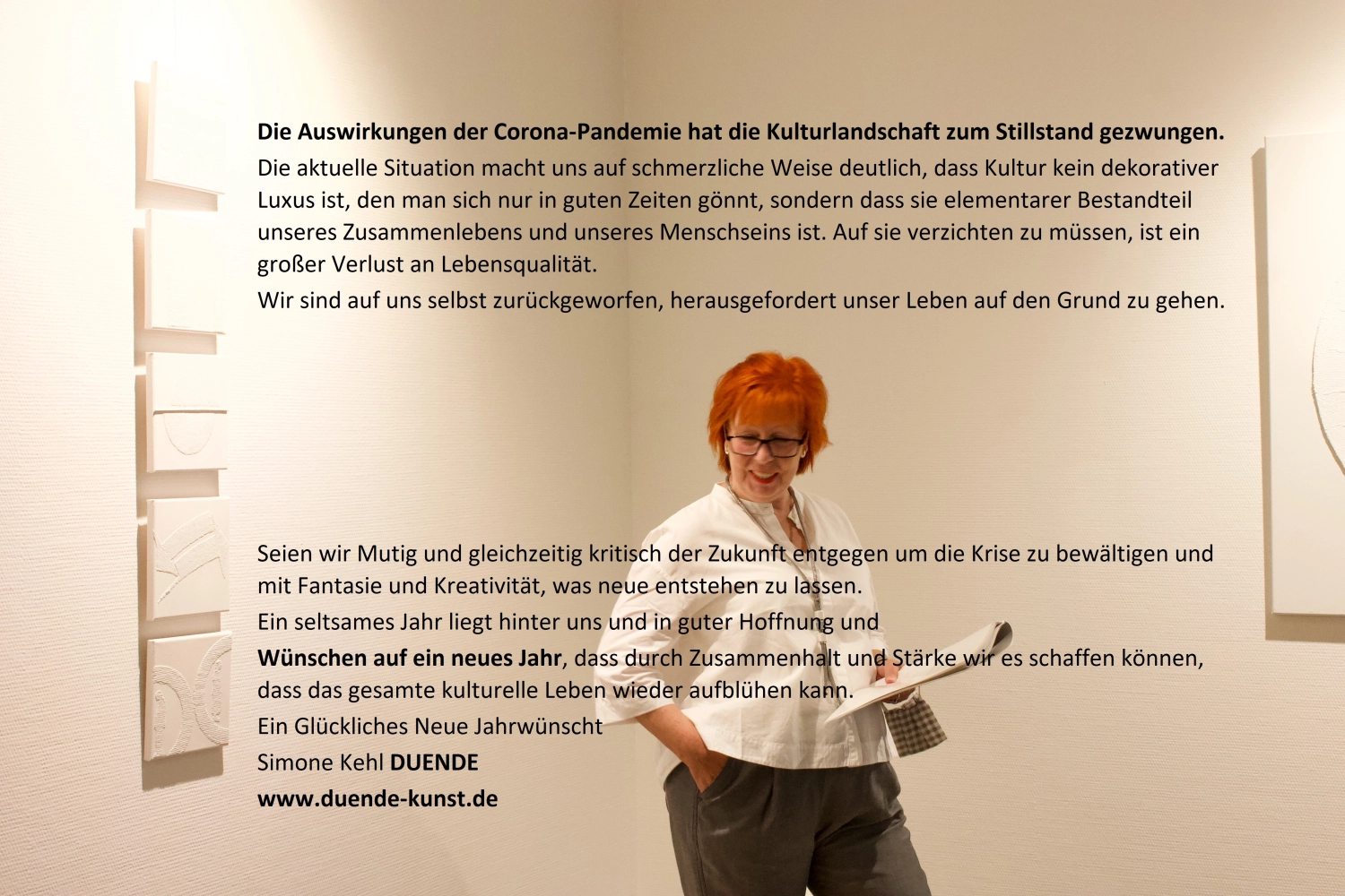 Simone Kehl in der Kunstgalerie